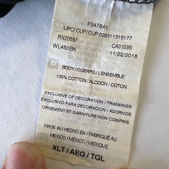 Dickies Vintage LongSleeve Black Shirt Sz XLT - Picture 5 of 6